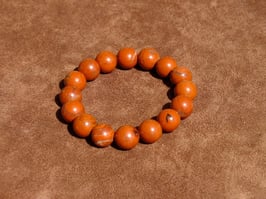 Bracelets en jaspe rouge
