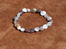 Bracelets en agate du Botswana (irréguliers)