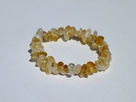 Bracelets en citrine chauffée baroques