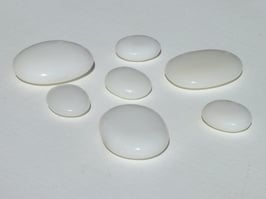 Jade blanc en palets roulés