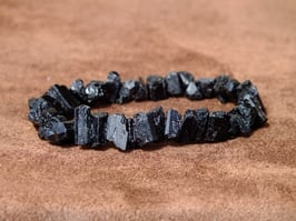 Bracelets en tourmaline brute