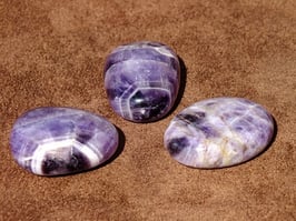 Améthyste chevron en palets roulés