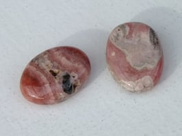 Rhodochrosite claire en palets roulés