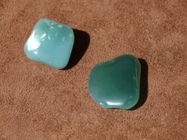 Calcédoine chrome en pierres roulées