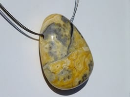 Agate crazy lace en pierres percées