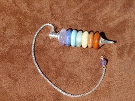 Pendule n° 01 en rondelles mélangées