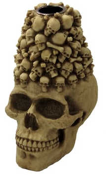 Schädel Kerzenständer