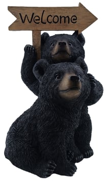 Bären schwarz Willkommen