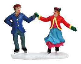 Miniatur Schlittschuhläufer