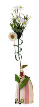 Margeritenmädchen Glasvase