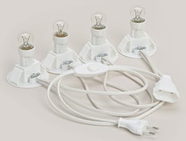 Beleuchtung 4-tlg. mit Kupplung