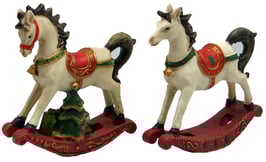Miniatur Schaukelpferd 2ass.