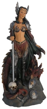 Fairy Myths-Elfe Kriegerin mit Drache