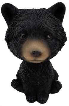 Wackelkopf - Bär schwarz