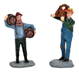 Miniaturfigur Brauer- Gemüsehändler  2ass.