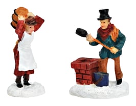 Miniaturfigur Kaminfeger Brauerin  2ass.