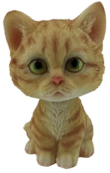 Wackelkopf - Katze rot