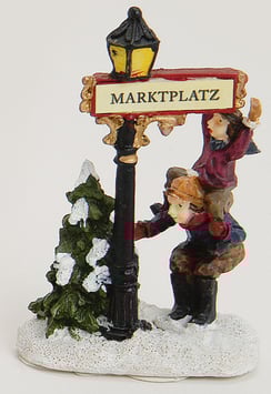 Miniatur Wegweiser-Marktplatz