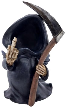 Tod mit Stinkefinger