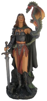 Fairy Myths-Elfe Kriegerin mit Drache