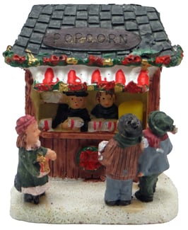 Miniatur Marktstand Popcorn