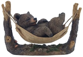 Bär braun in Hängematte