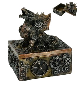Steampunk-Drachenschatulle