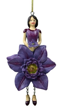 Clematismädchen Hänger