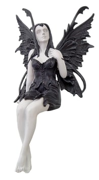 Fairy Myths-Elfe Kante schwarz-weiss