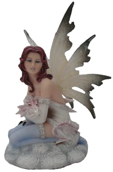 Amy Brown - Winter Elfe kniend