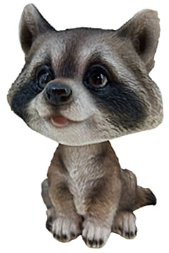 Wackelkopf - Waschbär