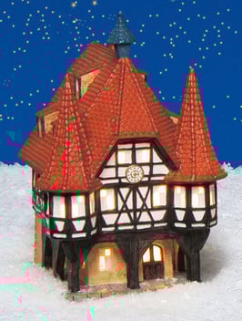 Porzellan Lichthaus Rathaus Michelstadt