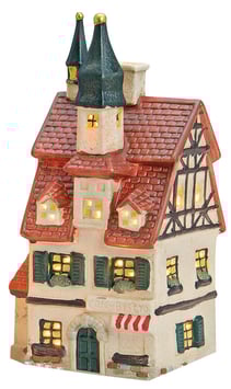 Porzellan Lichthaus Café-Bistro rotes Dach