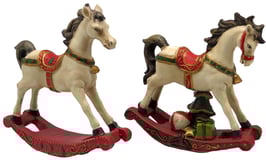 Miniatur Schaukelpferd 2ass.