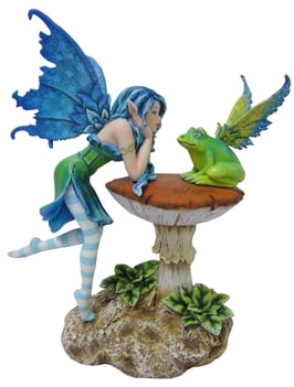 Amy Brown - Elfe mit Frosch