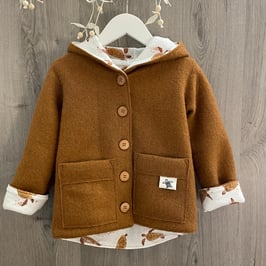 Walkjacke gefüttert Grösse 92