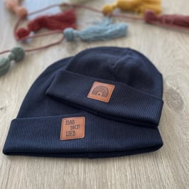 Beanies dunkelblau