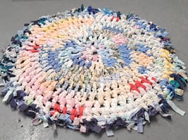 Round Multicolour Rag Mat