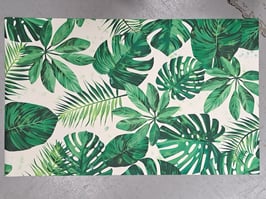 BRAND NEW Tropical Green Bathroom / Door Mat