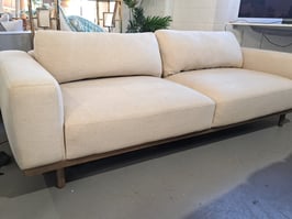 Sand Colour 3 Seater Lounge