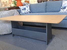 Bamboo Top charcoal Coffee Table