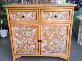 BRAND NEW Cherry Blossom Bamboo Storage Cabinet