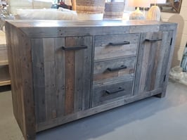 Rustic Grey Timber Buffet