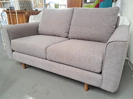 "Molmic" Light Grey 2 Seater Lounge