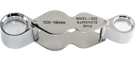Lupe 10x/20x klappbar