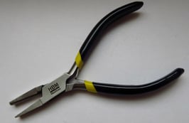 Schienenzange, flach - halbrund