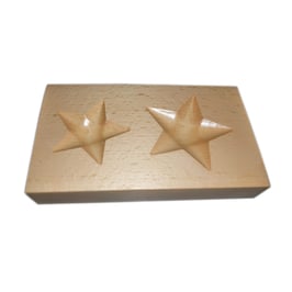 Flachanke Stern aus Holz