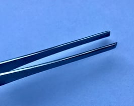 Lötkreuzpinzette, flache Spitze