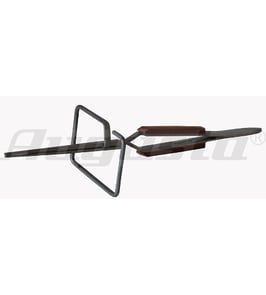 Lötkreuzpinzette gerade, mit Stand