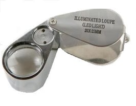 Lupe 20x klappbar